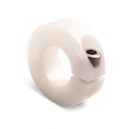 RULAND Shaft Collar, 1pc Clamp, Bore 0.3750", OD 24mm, Acetal MCL-6E-P